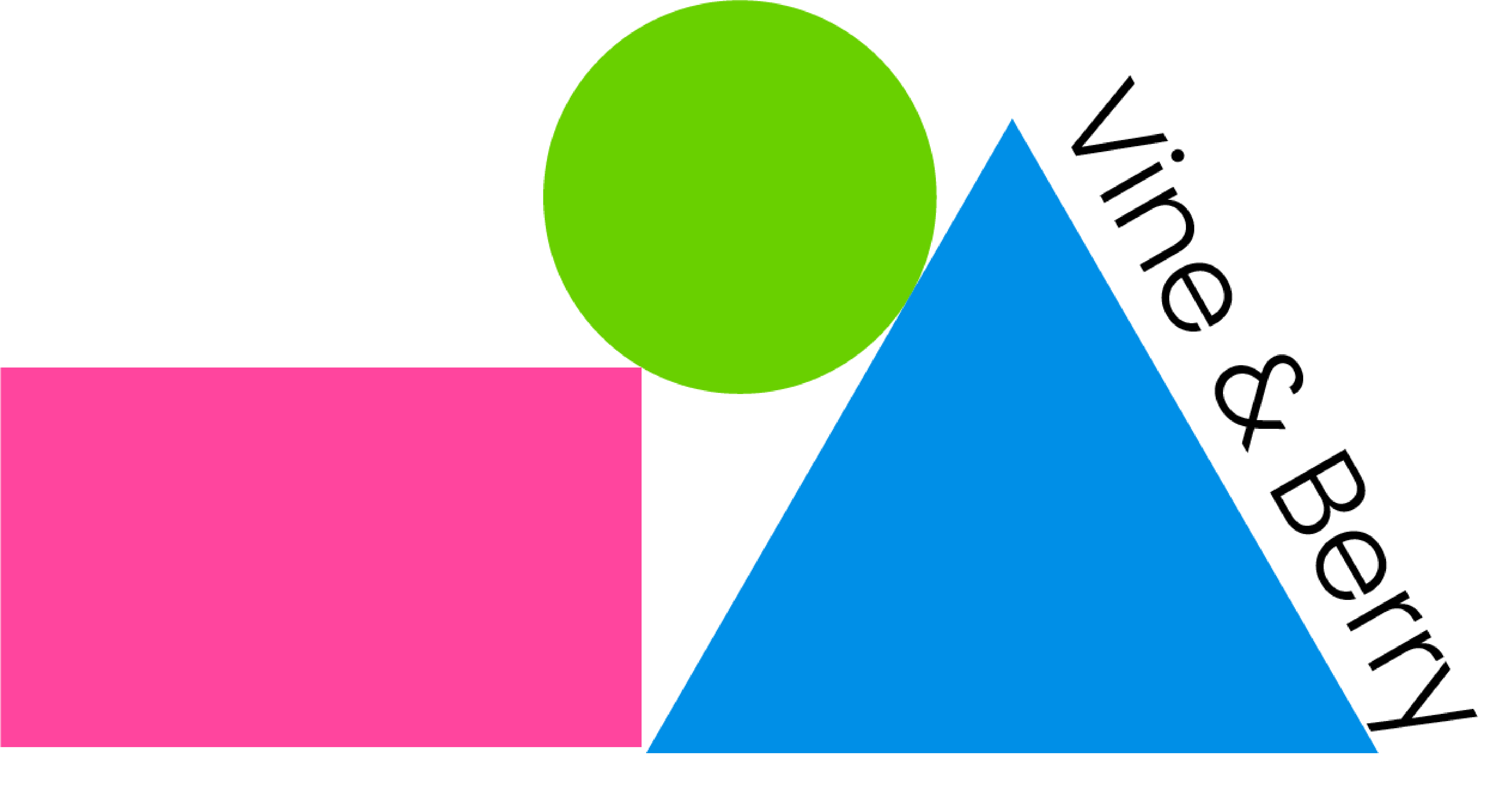 Geometric logo - Vine & Berry