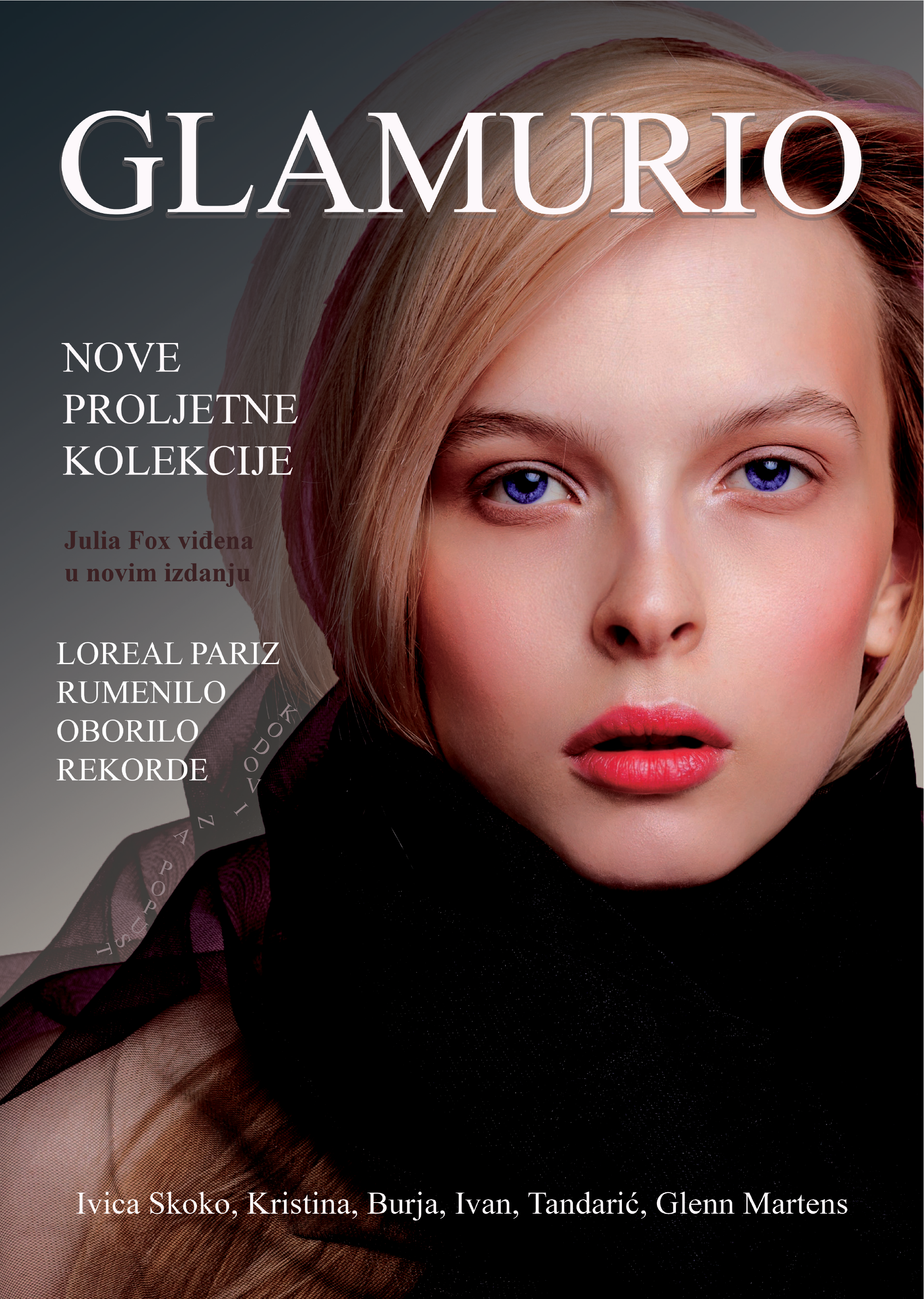 Magazine cover - Glamurio